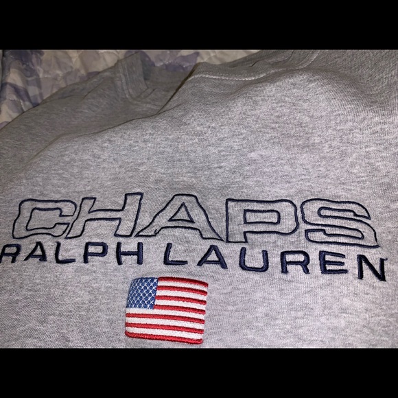 Chaps Ralph Lauren Grey Sweatshirt - Picture 3 of 4